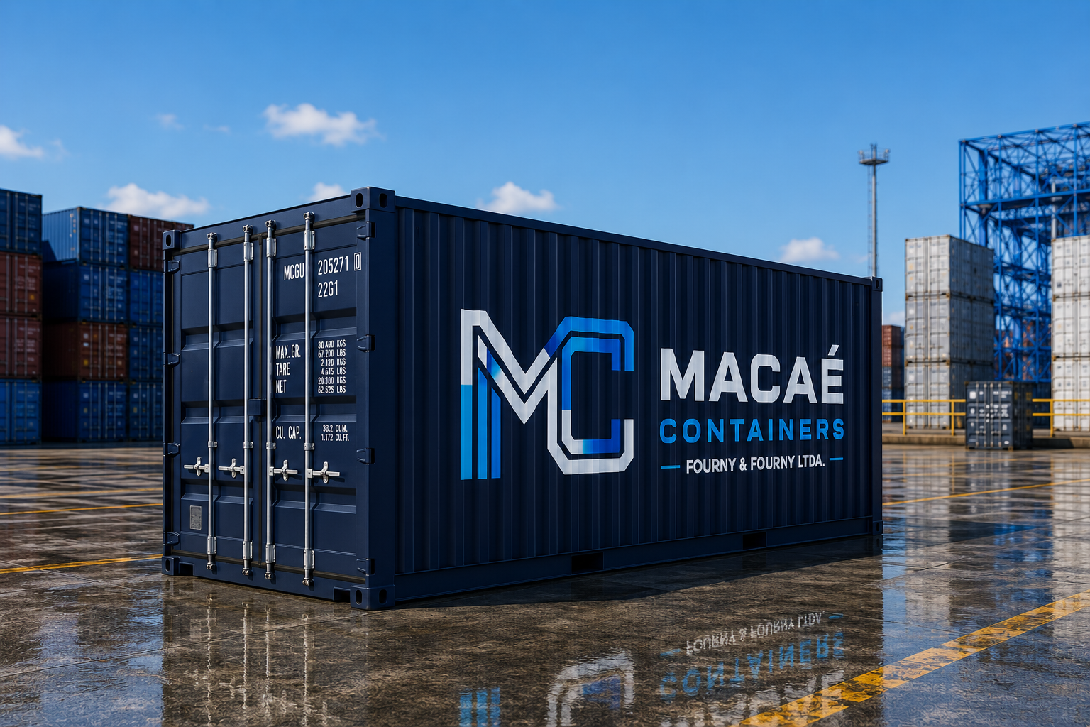Container modificado campo